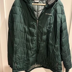 Columbia Forest Green Puffer Jacket